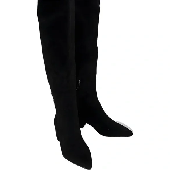 Elegant New in box Marc Fisher Black Women's Over the Knee-High Boots - Picture 10 of 12